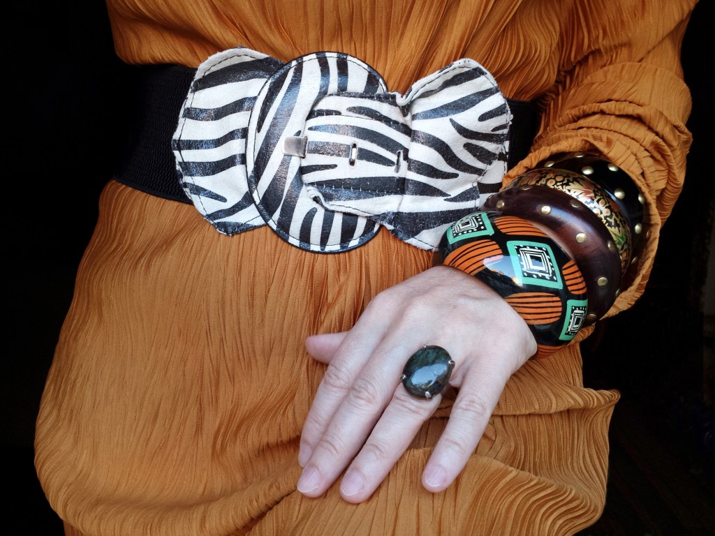 Couleur caramel & motif&nbsp;zèbre