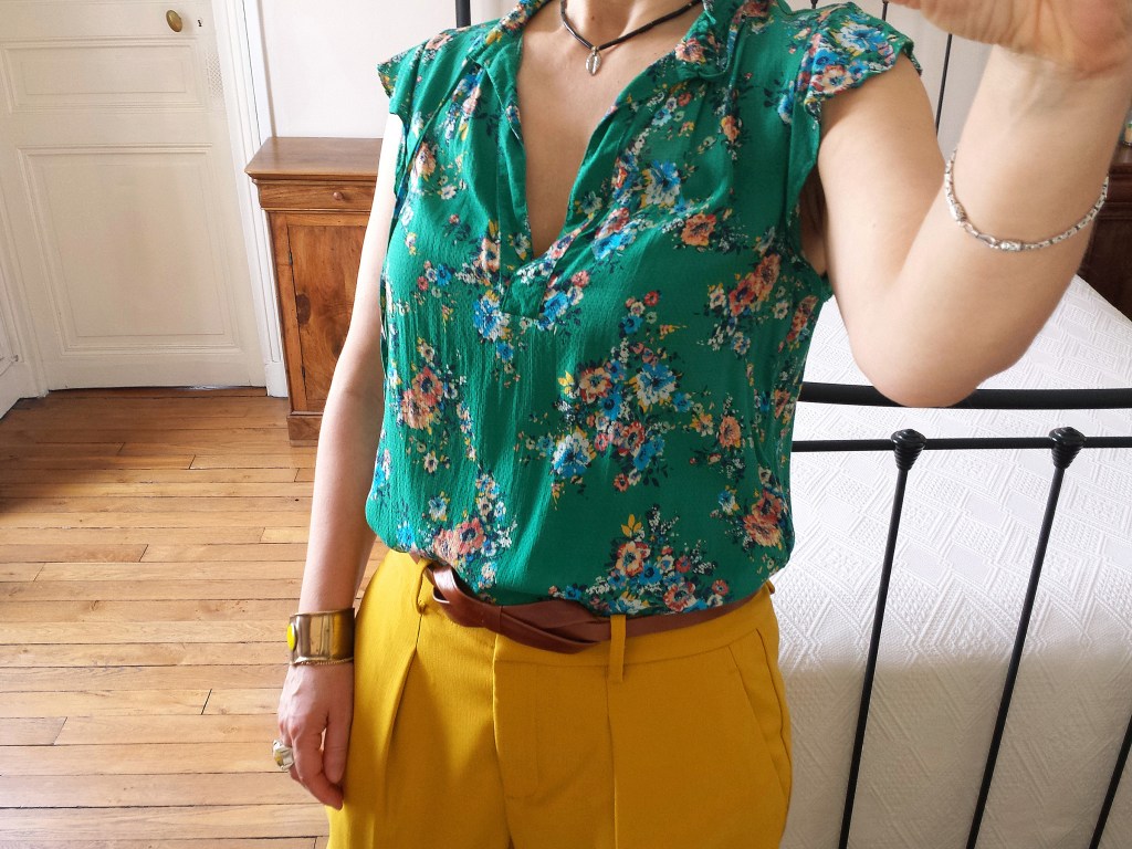 Harmonie analogue émeraude &&nbsp;moutarde