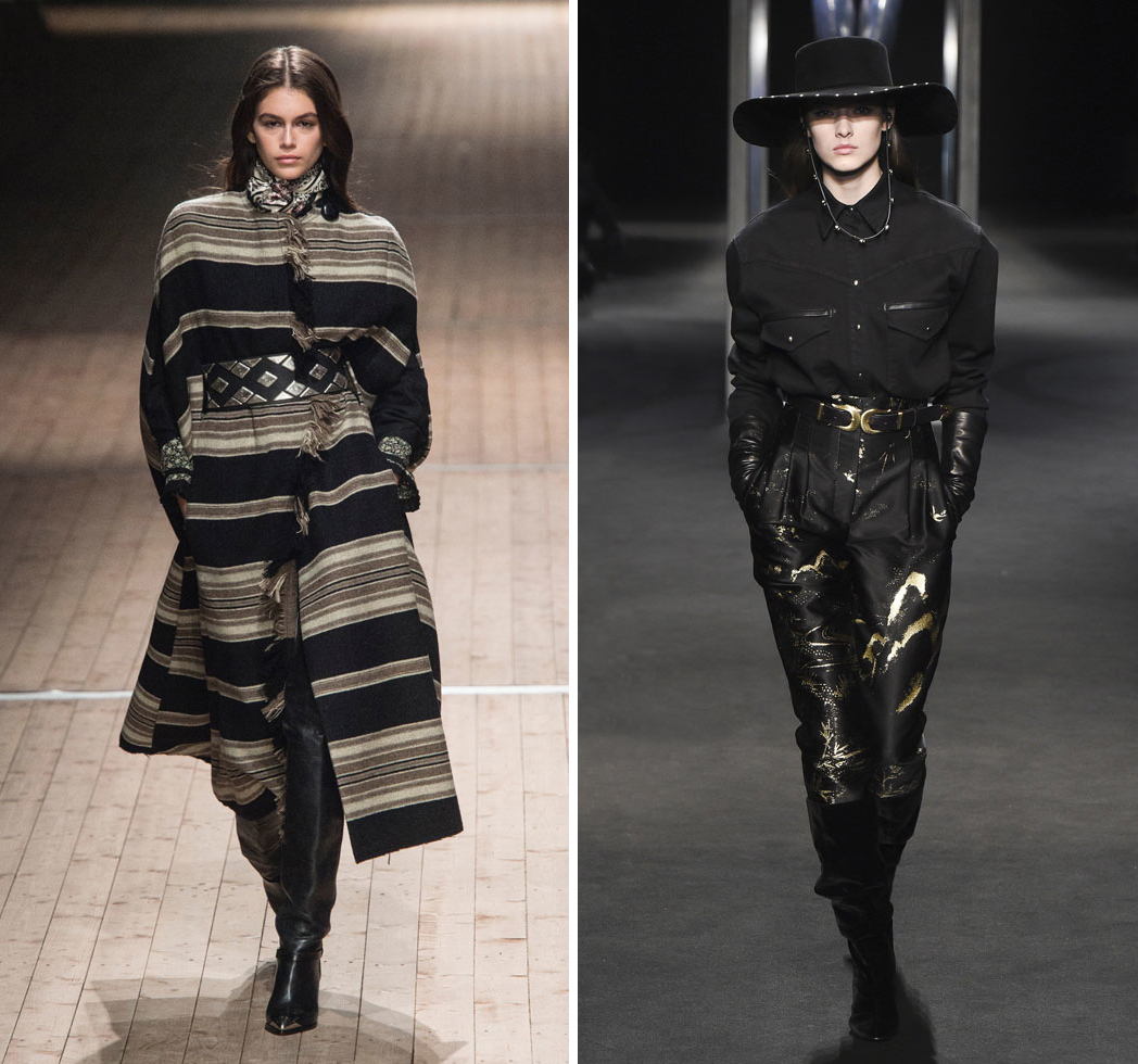Le style western à la Fashion Week