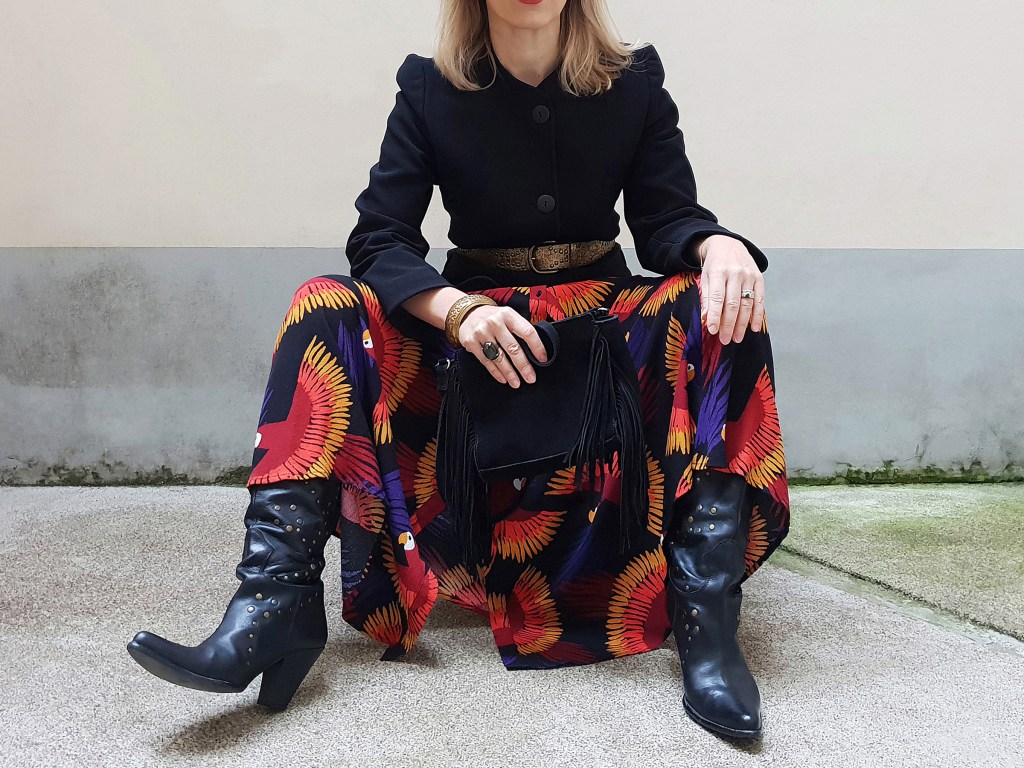 Inspiration western en maxi robe et&nbsp;santiags