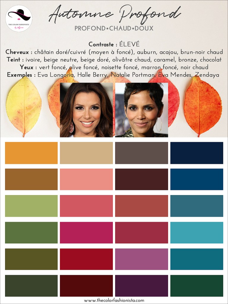Colorim trie 12 Saisons Es tu Une Femme Automne Profond The Color Colorim trie 12 Saisons Es tu Une Femme Automne Profond The Color