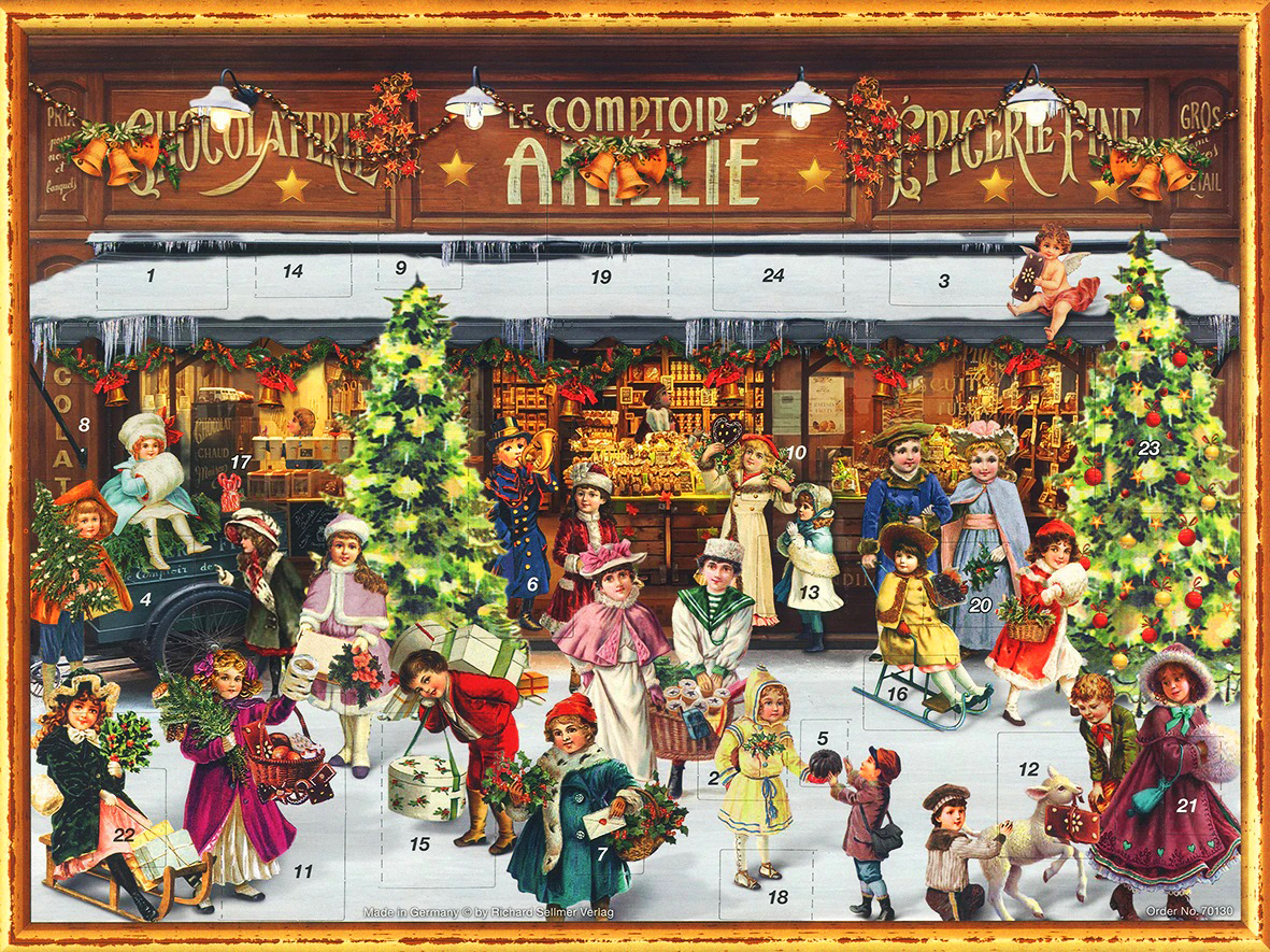 Calendrier de l'Avent allemand d'inspiration victorienne © Richard Sellmer Verlag www.germansteins.com.jpg