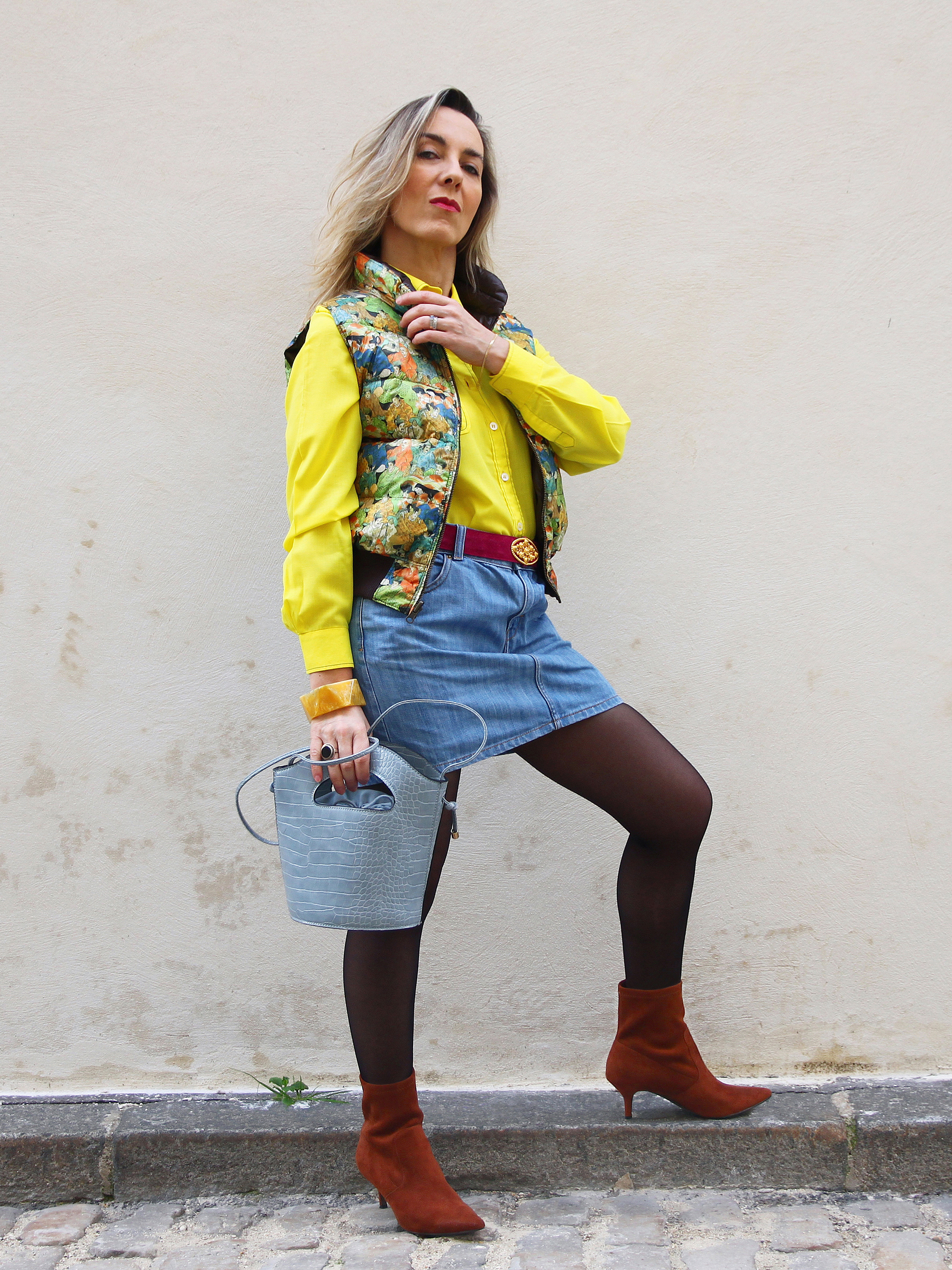 Jaune canari & denim (1)