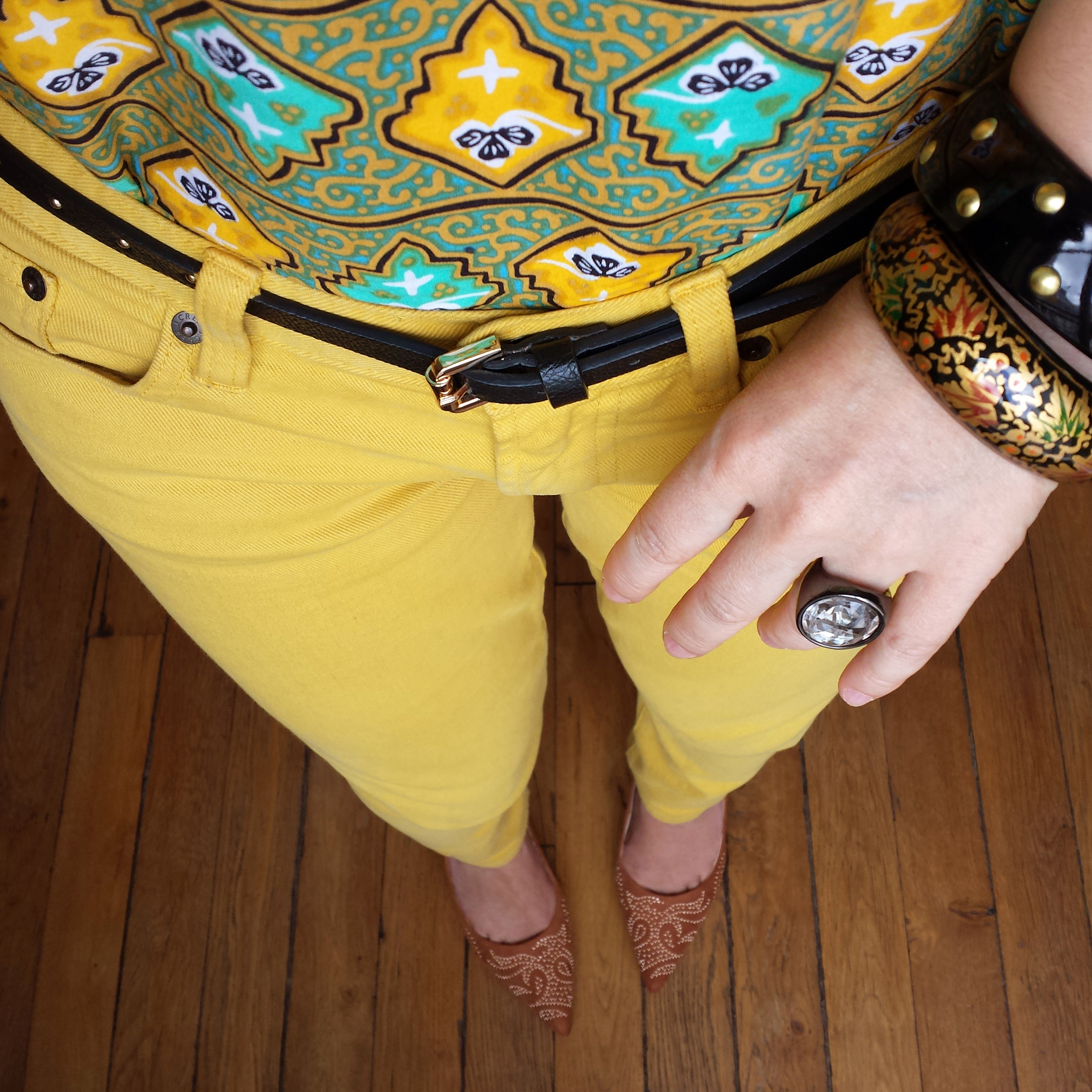 Jaune poussin & batik (2)