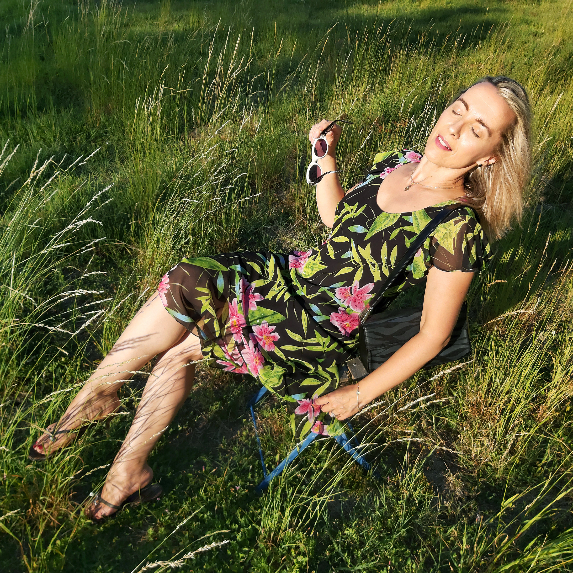 Robe à fleurs seconde main 2