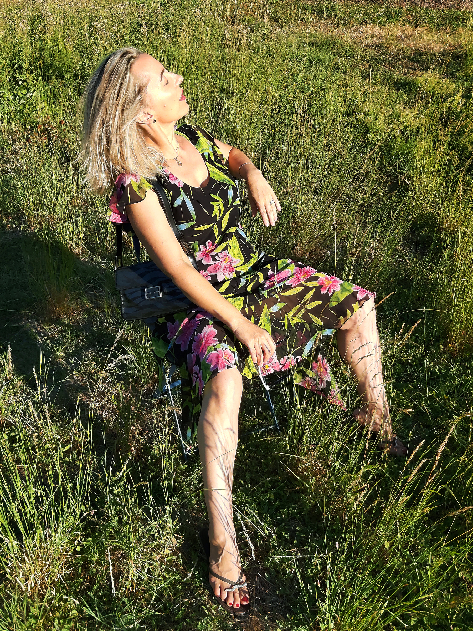 Robe à fleurs seconde main 3