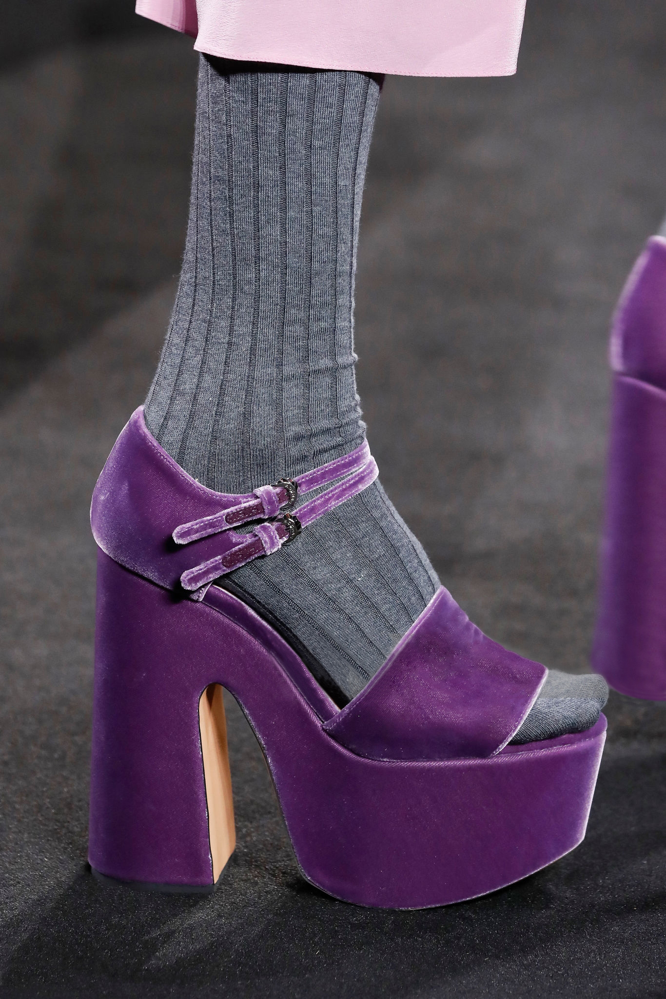 Sandales plateformes Rochas FW2020