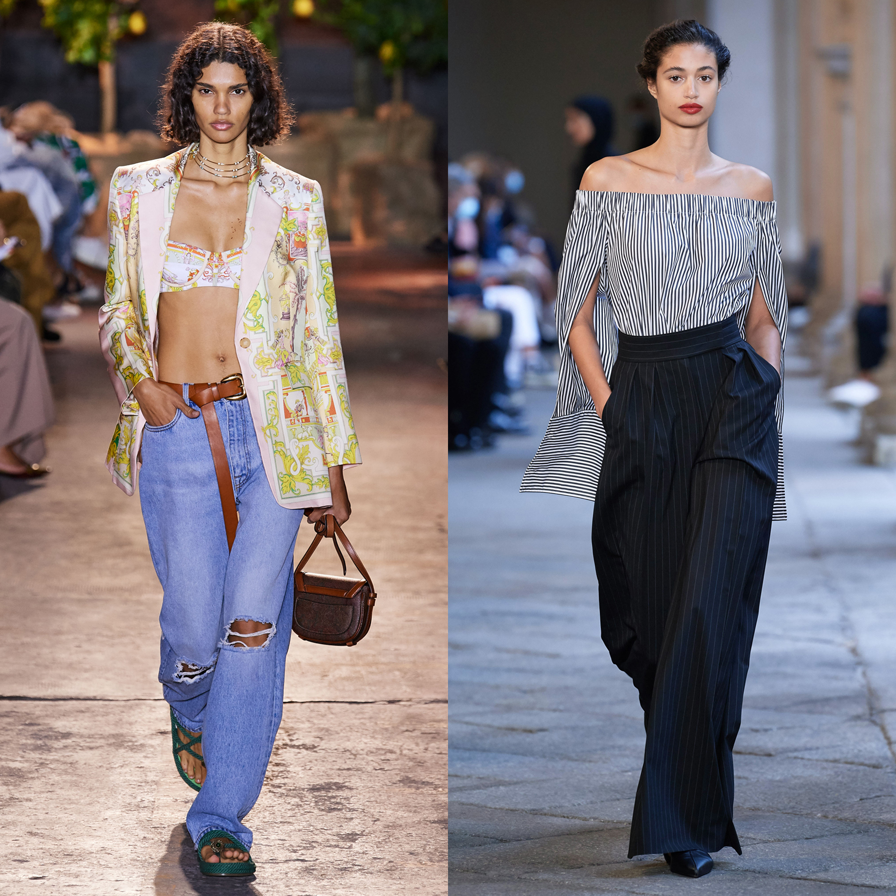 Bralette & pantalon palazzo