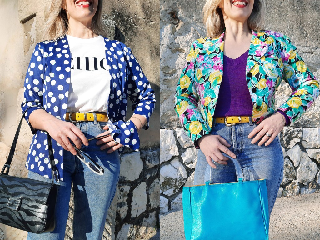 Inspiration rétro en pois et fleurs