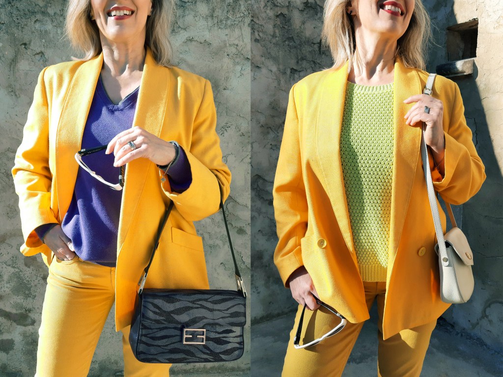 Harmonies complémentaire et analogue en&nbsp;jaune