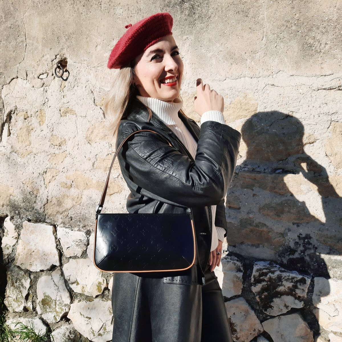 Manteau En Cuir Marlon Noir