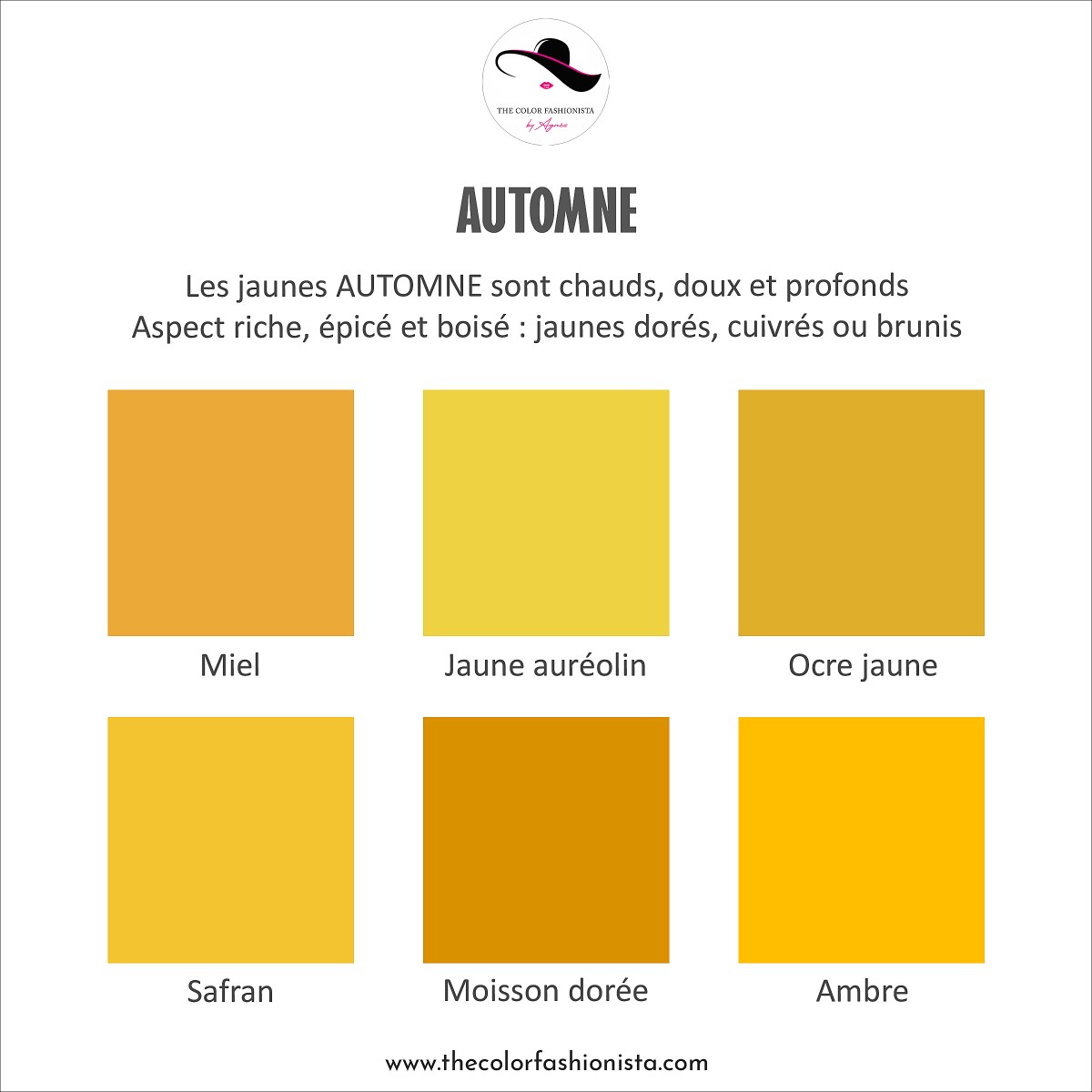 Quelles nuances de jaune choisir pour sa saison ? – THE COLOR FASHIONISTA